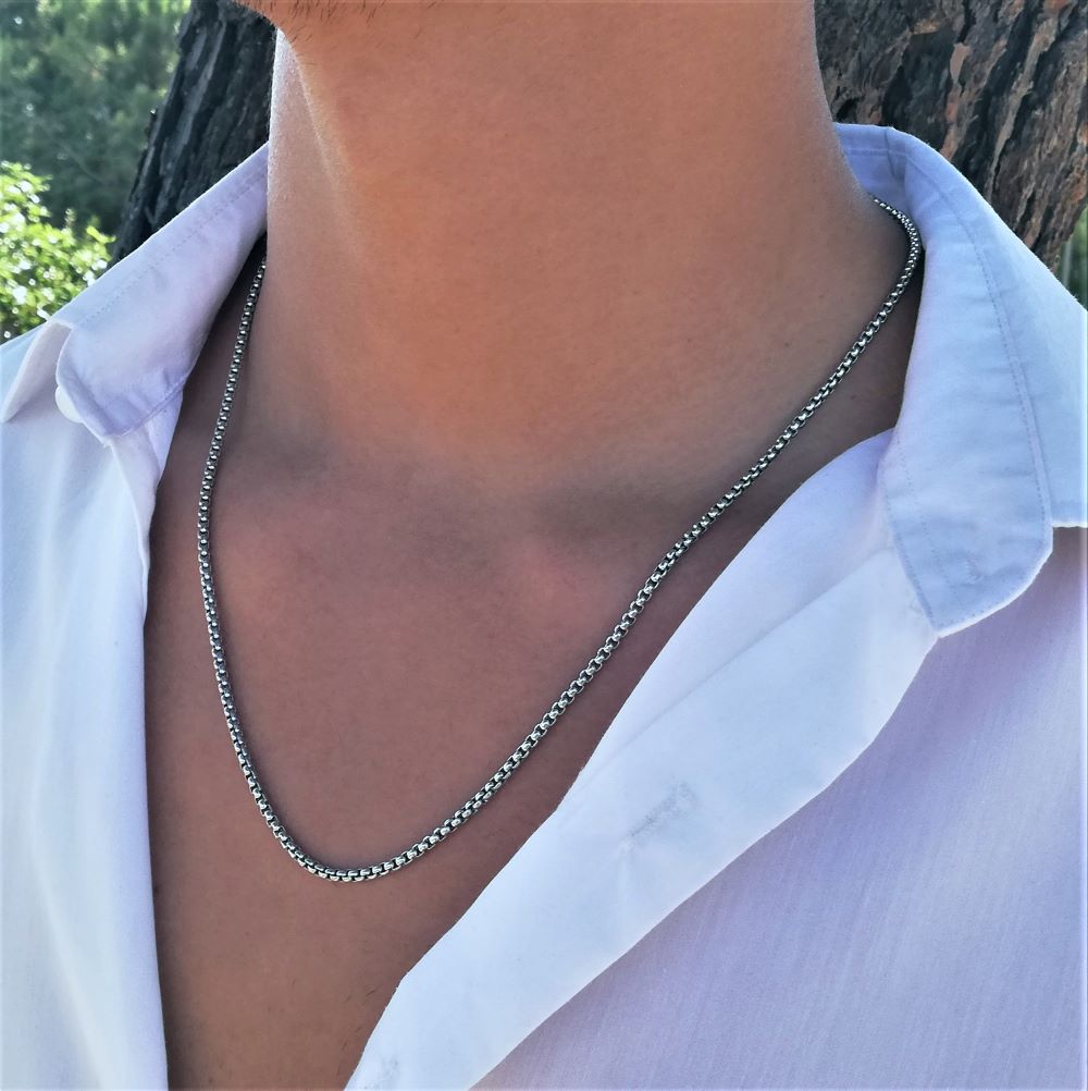 Colares Homem - Colar aço Medina LBR Store